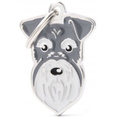 Médaille Chien Shanauzer Poivre et Sel MF27NGREY My Family 18,90 € Ornibird