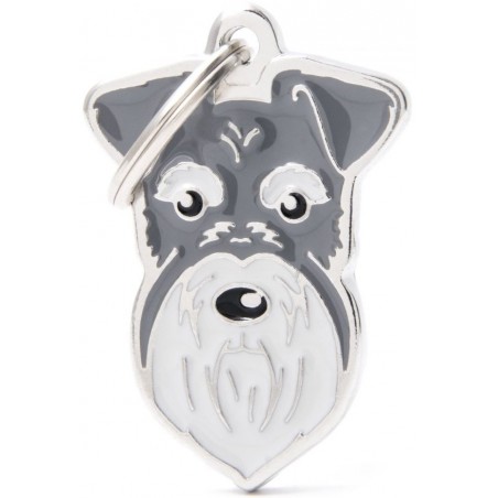 Médaille Chien Shanauzer Poivre et Sel MF27NGREY My Family 18,90 € Ornibird