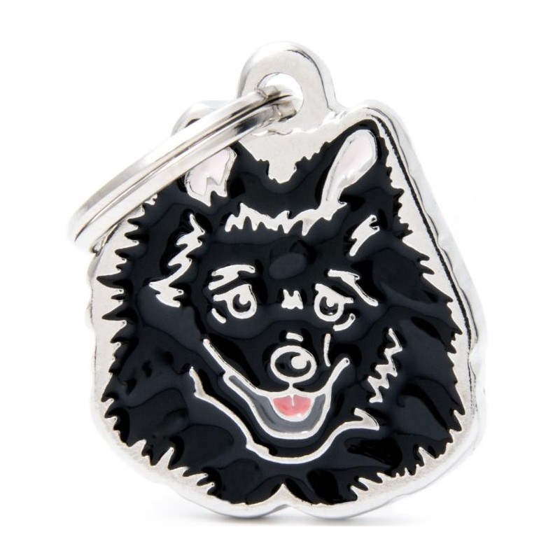 Médaille Chien Volpino Noir