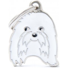 Médaille Chien Bichon Maltais MF33 My Family 18,90 € Ornibird