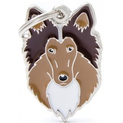 Médaille Chien Collie à 18,90 € - My Family - MF46 - Médaille pour gravure