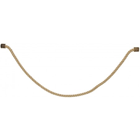 Corde d'escalade en Jute avec attache en acier 2,5x200cm - Wagner