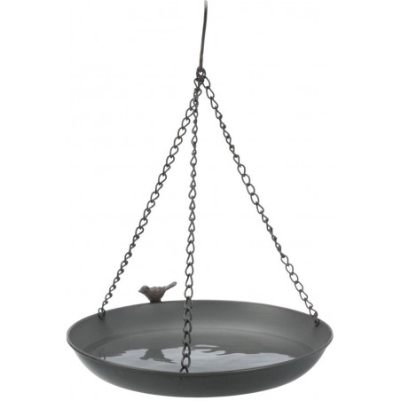 Abreuvoir pour oiseaux à suspendre métal 30cm Gris - Trixie à 16,00 € - Trixie - 55512 - Abris & Mangeoires