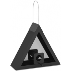 Silo Triangle Noir 23x14x20cm - Benelux à 12,50 € - Benelux - 17336 - Abris & Mangeoires