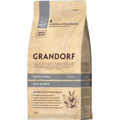 Chat Sterilized - Lapin et Dinde 2kg - Grandorf GDCD0302 Grandorf 24,15 € Ornibird