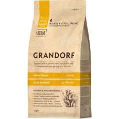 Chat Sterilized - 4 Viandes 2kg - Grandorf GDCD0602 Grandorf 25,25 € Ornibird