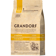 Chat Sterilized - 4 Viandes 400gr - Grandorf GDCD0640 Grandorf 7,65 € Ornibird