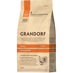 Chat Sterilized - Dinde 2kg - Grandorf à 24,15 € - Grandorf - GDCD0702 - Grandorf