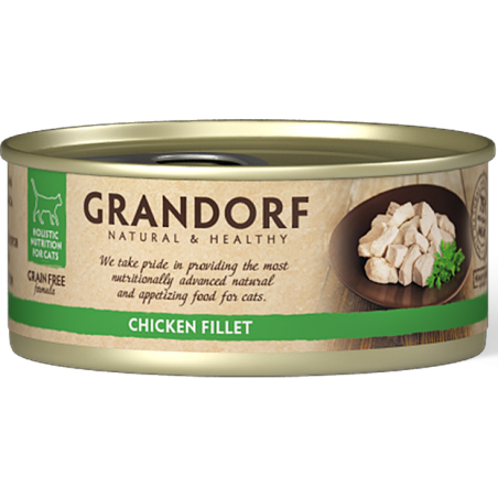 Chat Filet de Poulet 70gr - Grandorf à 1,90 € - Grandorf - GDCW0107 - Grandorf