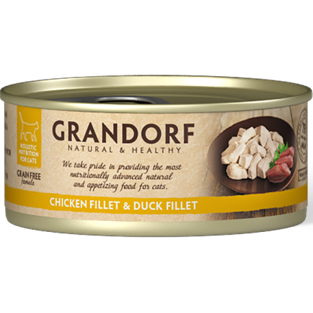 Chat Filet de Poulet et Filet de Canard 70gr - Grandorf GDCW0307 Grandorf 1,90 € Ornibird