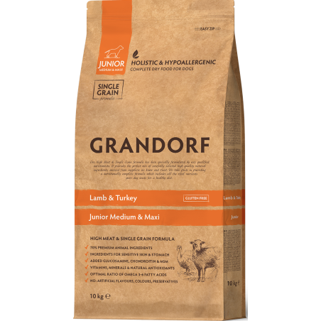 Junior - Agneau et Dinde 10kg - Grandorf GDDD0210 Grandorf 72,95 € Ornibird