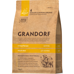 Chien Adult Mini Races - 4 Viandes 3kg - Grandorf GDDD1003 Grandorf 32,95 € Ornibird