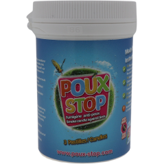 Fumigène Anti-Poux - 3 Pastilles - Poux-Stop à 15,15 € - Poux Stop - POUX-STOP - Anti-Poux