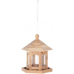 Oiseaux de ciel mangeoire bois de cèdre lima couleur bois 17x20x23cm - Duvo+ à 19,95 € - Duvo + - 13542 - Abris & Mangeoires