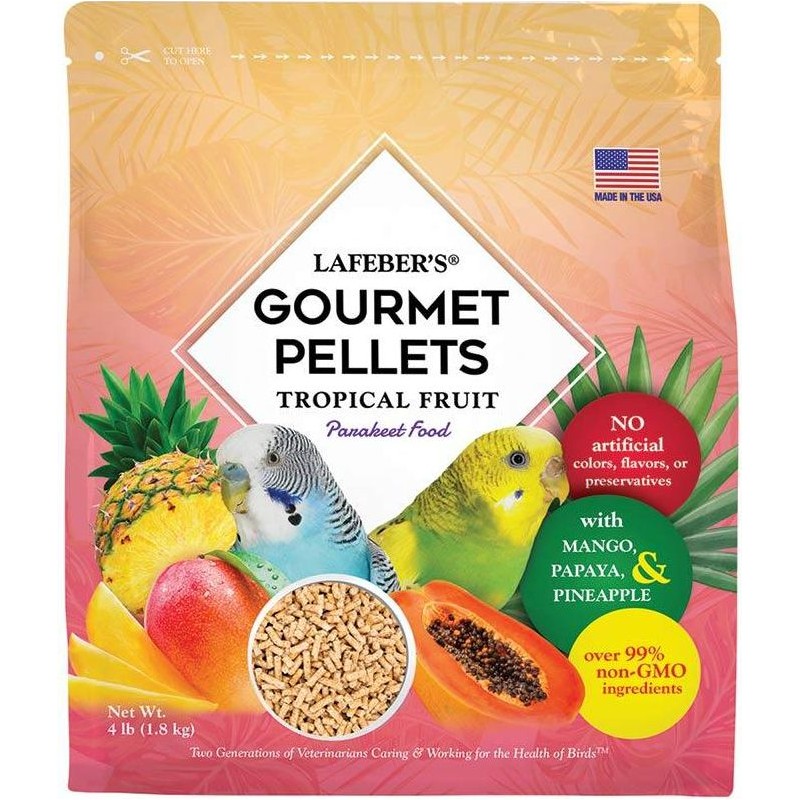 Tropical Fruit Gourmet Pellets Perruche 1,8kg - Lafeber's