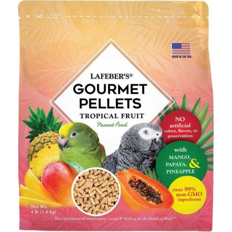 Granulés Gourmands Fruits Tropicaux Parrot 1,8kg - Lafeber's LF52652 Lafeber's 37,95 € Ornibird