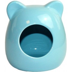 Maison en Céramique Petit Animal - Bleu à 6,95 € - Happy Pet - HP13193 - Maisons