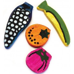 Grignoteuses de fruits (paquet de 4) à 2,50 € - Happy Pet - HP31051 - Jouets