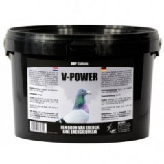 V-Power (arachides en poudre, graines grasses, graisse de mouton, fromage) 2,5L - DHP à 20,50 € - DHP - 33041 - Huiles - Prod...