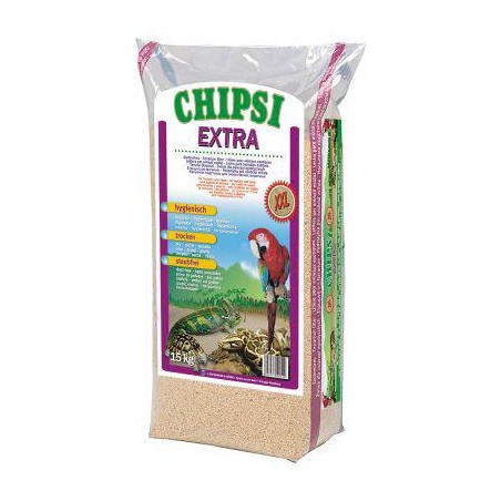 Copeaux de Hêtre broyé 10mm Extra XXXL 15kg - Chipsi à 14,50 € - Chipsi - 83430121 - Copeaux