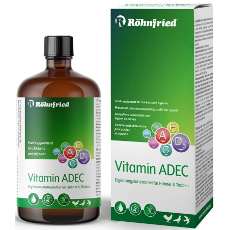 Vitamine ADEC 250ml - Röhnfried 30139 Röhnfried - Dr Hesse Tierpharma GmbH & Co 9,95 € Ornibird