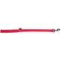 Laisse Nylon Double 25mm-60cm Rouge - Martin Sellier