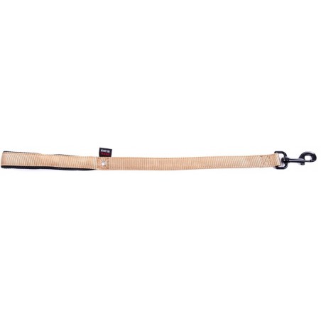 Laisse Nylon Double 25mm-60cm Beige - Martin Sellier à 18,20 € - Martin Sellier - MS12127.3 - Laisses / Enrouleur