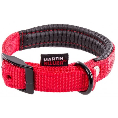 Collier Confort 10mm-30cm Rouge - Martin Sellier à 7,35 € - Martin Sellier - MS12179.1 - Colliers & chaines