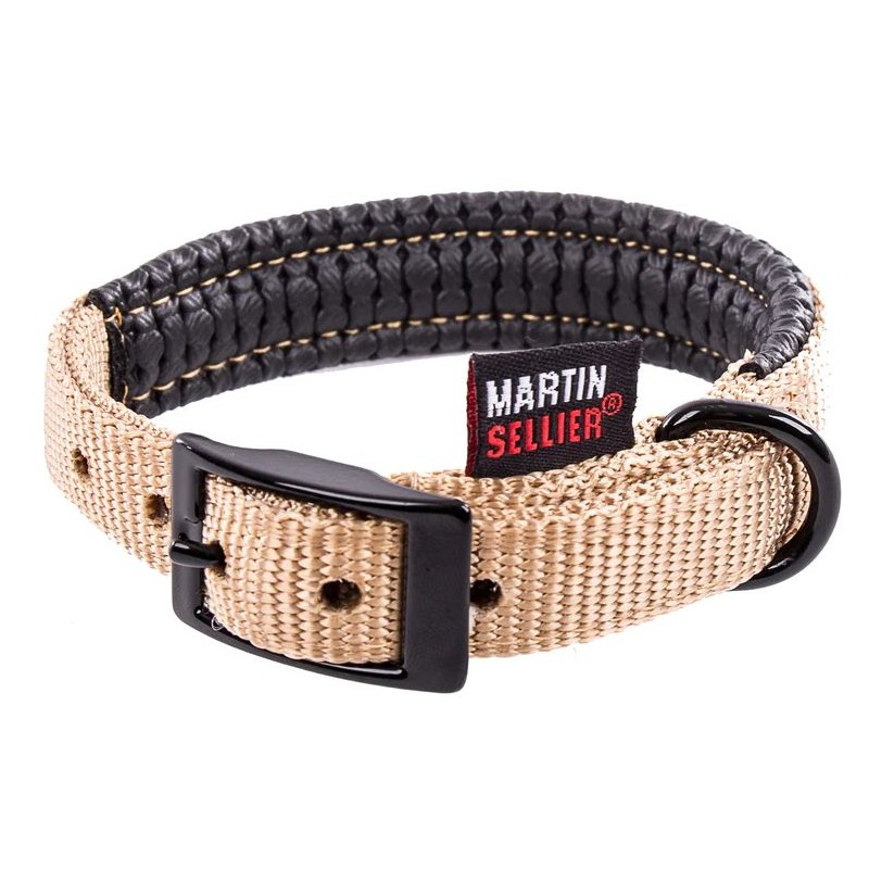 Collier Confort 20mm-45cm Beige - Martin Sellier