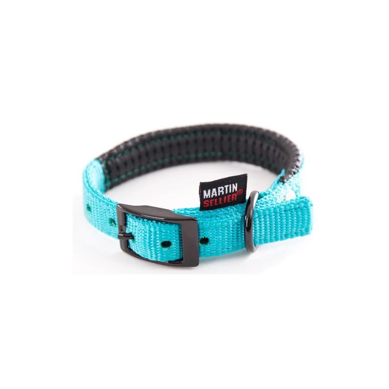 Collier Confort 10mm-30cm Turquoise - Martin Sellier