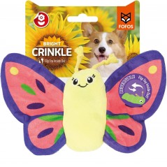 Papillon/Chenille Réversible 16x24cm - FOFOS à 6,75 € - Grizo - 329001 - Jouets en peluche