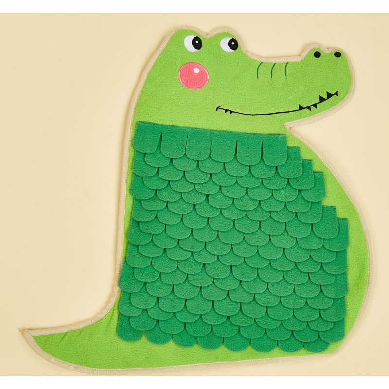 Tapis à renifler Crocodile 55x60cm - FOFOS