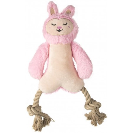 Lapin Roze jambes en corde 34cm - FOFOS 329039 Grizo 6,45 € Ornibird