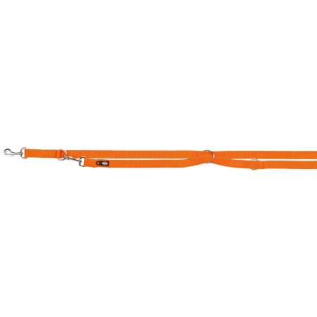 Premium Laisse Réglable L-XL 2m/25mm Papaye - Trixie à 16,99 € - Trixie - 200618 - Nylon prémium couleur unie