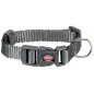 Premium Collier S-M 30-45cm/15mm Gris Graphite - Trixie