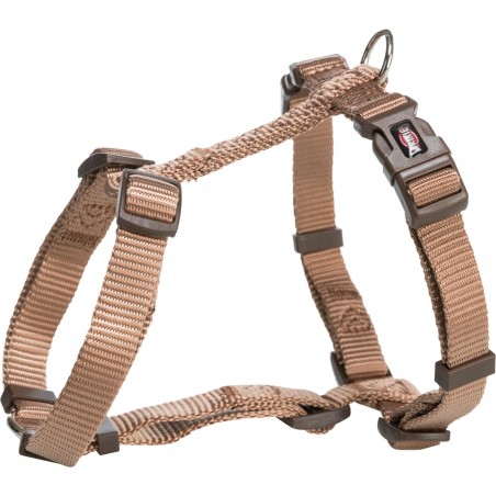 Premium Harnais L 60-87cm/25mm Caramel - Trixie à 16,99 € - Trixie - 204914 - Nylon prémium couleur unie