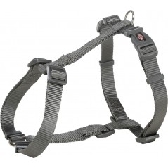 Premium Harnais L 60-87cm/25mm Gris Graphite - Trixie à 16,99 € - Trixie - 204916 - Nylon prémium couleur unie