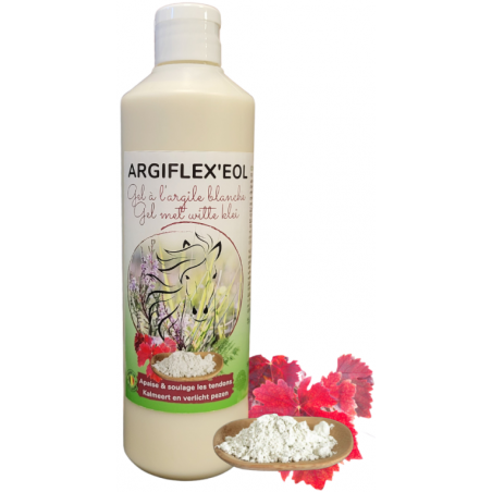 Argiflex'eol Gel à base d'argile blanche Kaolin 500ml - Essence of Life à 39,90 € - Essence Of Life - CHEV-1233 - Soins