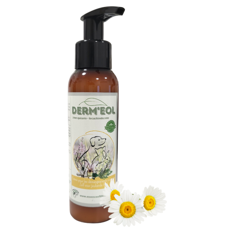 Derm'eol Crème pour pour les démangeaisons 100ml - Essence of Life (chien, chat, rongeur)