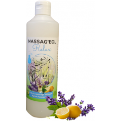 Massag'eol Relax Gel de massage non gras relaxant 500ml - Essence of Life à 30,50 € - Essence Of Life - CHEV-1237 - Soins