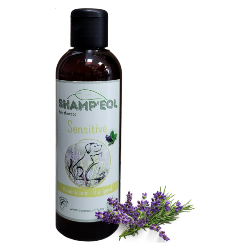 Shamp'eol Sensitive Shampoing au PH neutre pour peau sensibles 200ml - Essence of Life (chien, chat)