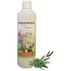 Massag'eol Tonic Gel de massage non gras tonic chauffant 500ml - Essence of Life à 30,50 € - Essence Of Life - CHEV-1238 - Soins