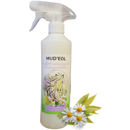 Mud'eol Lotion Lotion pour les paturons - crevasses 500ml - Essence of Life à 31,90 € - Essence Of Life - CHEV-1240 - Soins