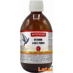 Vitamine A-D3-E Punch 250ml - Winners à 13,75 € - Winners - 81222 - Produits de Soins