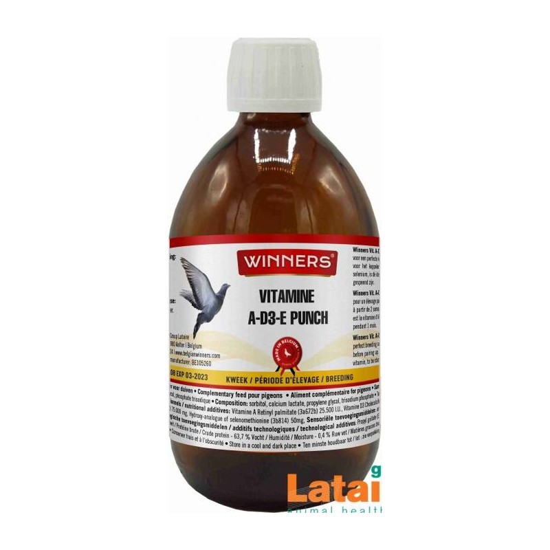 Vitamine A-D3-E Punch 250ml - Winners