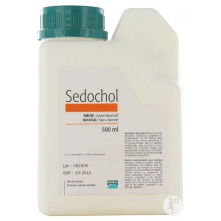 Sedochol Gold (sans colorant) 500ml - Merial à 24,30 € - Merial - 72001 - Merial