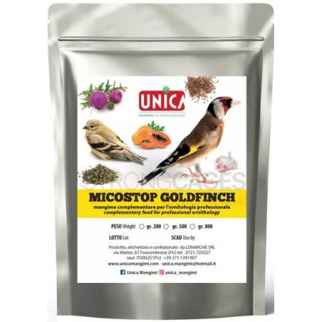 Micostop Goldfinch 200gr - Unica à 21,45 € - Unica - UNI-027 - Vitamines et Compléments