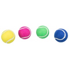 Balle de tennis 1couleur Divers coloris 6cm - Trixie à 2,00 € - Trixie - 34789 - Jouets à lancer/rapporter