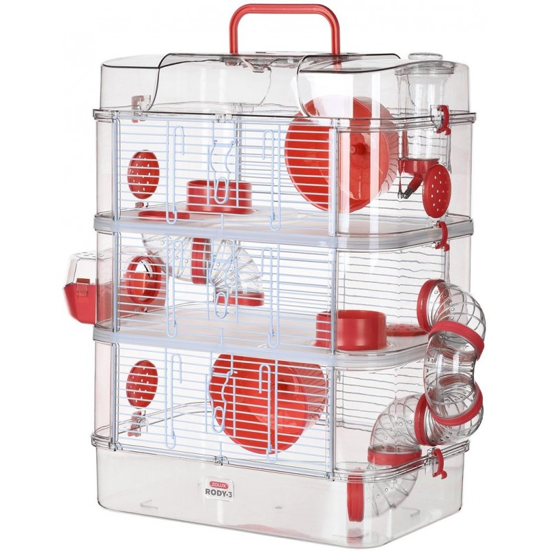 Cage Rody.3 Trio Grenadine 41x27x53cm - Zolux