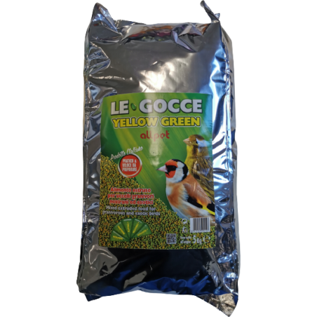 Le Gocce jaune/vert remplace les graines de germination - riche en protéines - riche en vitamines 5kg - Allpet à 36,95 € - Al...